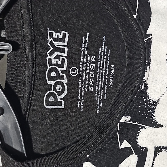 Popeye Beast Mode Graphic Tee Shirt Large - Picture 7 of 8